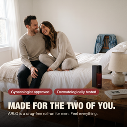 ARLO Men's Topical Serum. Drug-Free, Lidocaine-Free Botanical Skincare