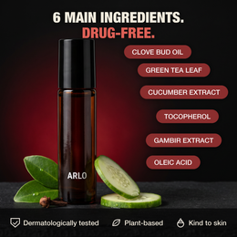 ARLO Men's Topical Serum. Drug-Free, Lidocaine-Free Botanical Skincare